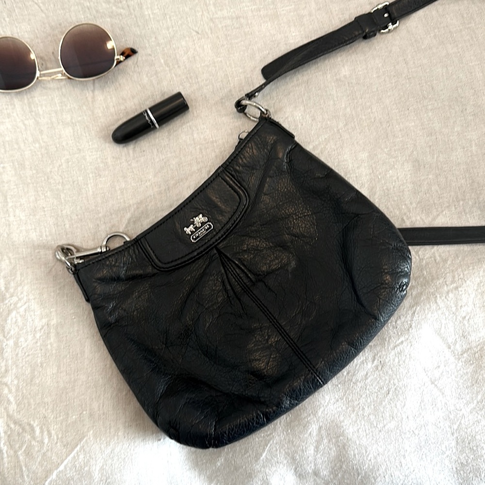Coach black crossbody bag